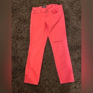 J. Crew toothpick red jeans - Size 27 ankle